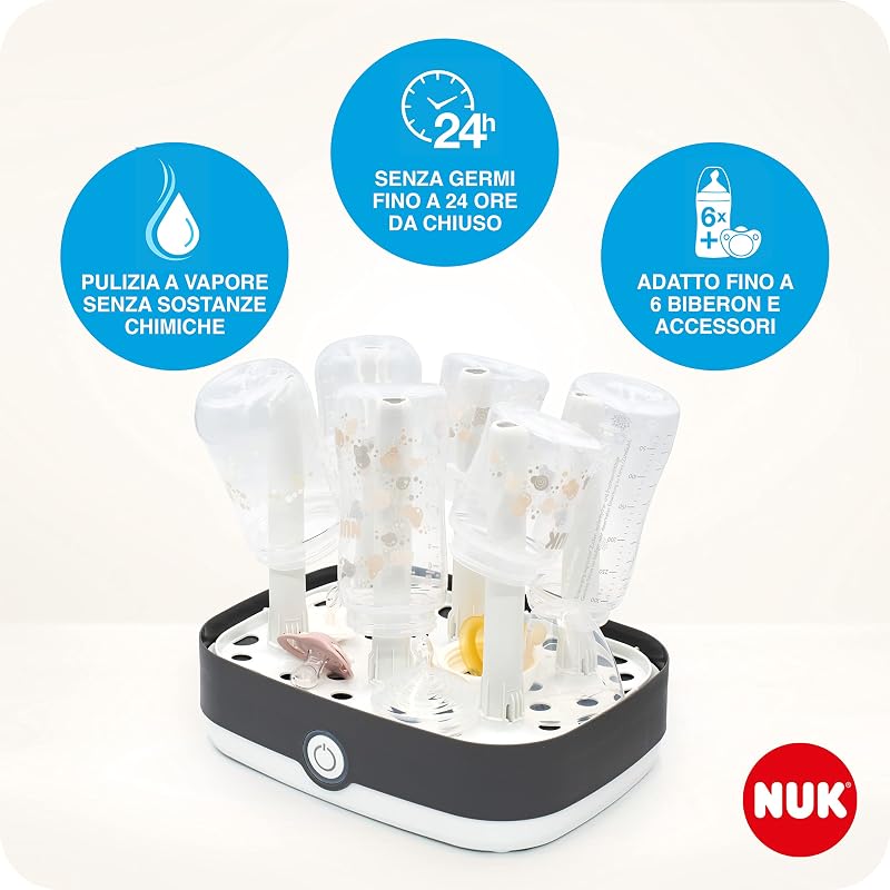 10251013 Vario Express Sterilizzatore Elettrico a Vapore per biberon, succhietti ed accessori