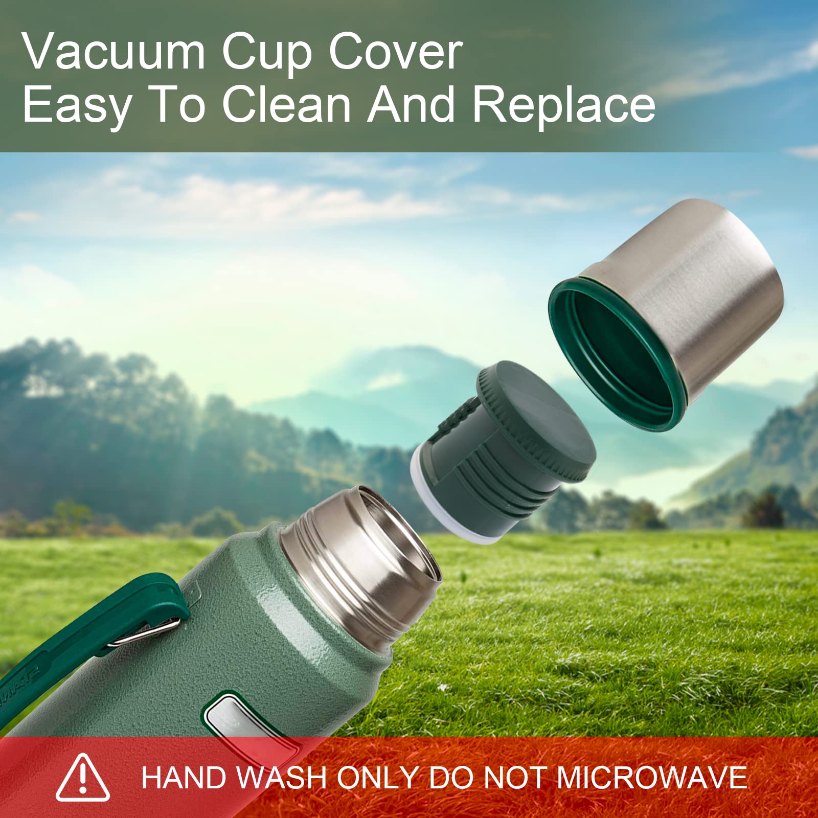 Parts Shop Replacement Thermoss Stopper For Stanley Classic Vacuum Insulated Wide Mouth Bottle (1.1 QT, 2 QT)