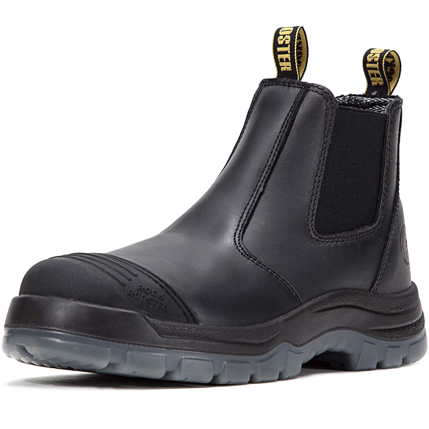 steel toe wide width work boots