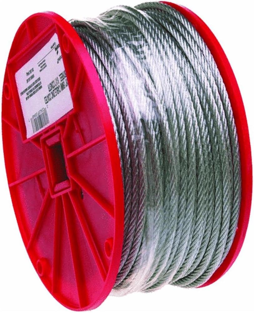 Campbell 7000227 1/16" X 500' Galvanized Cable Reel
