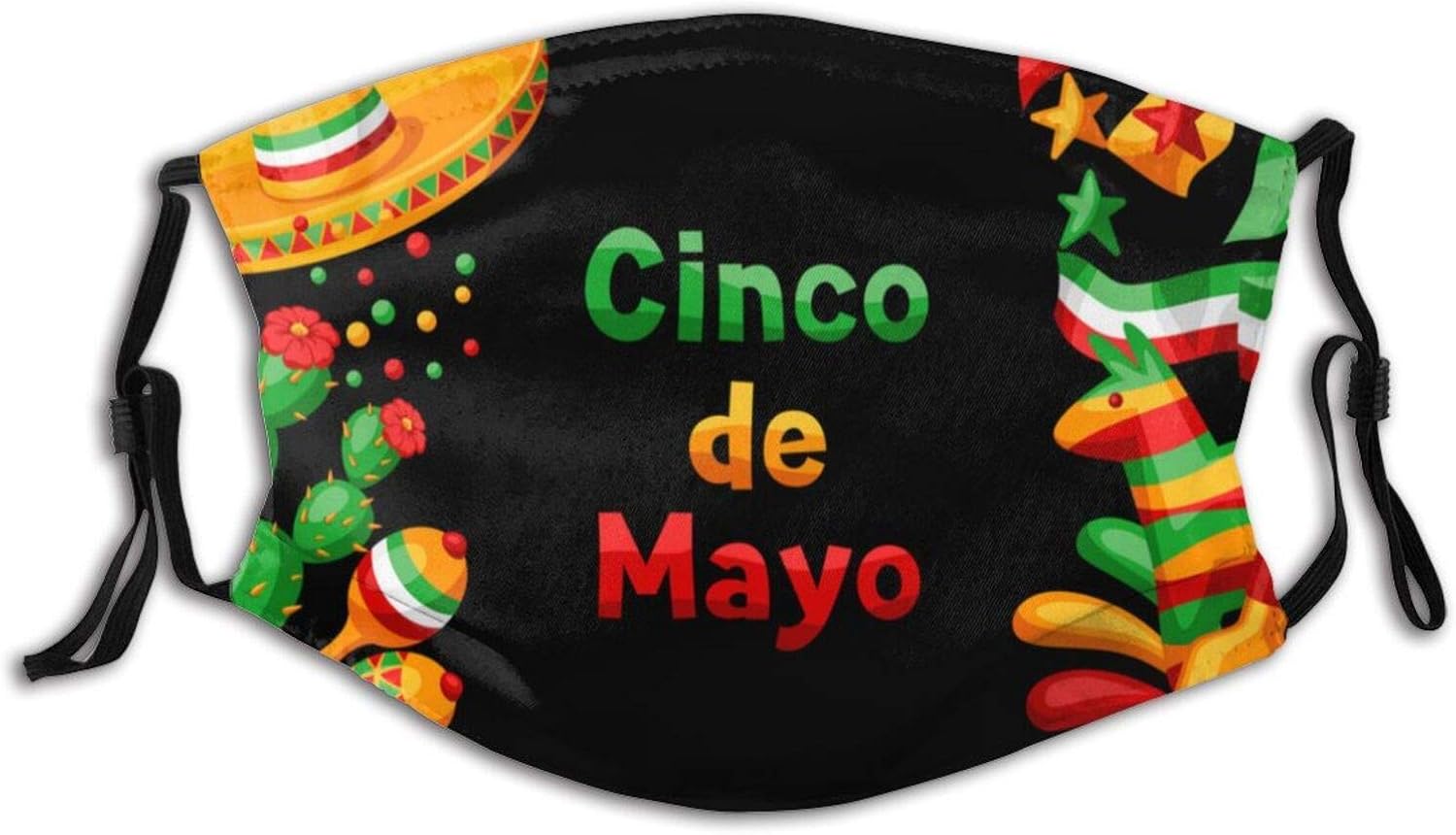 Mexican Cinco De Mayo Face Mask, Comfortable Mexico Balaclava For