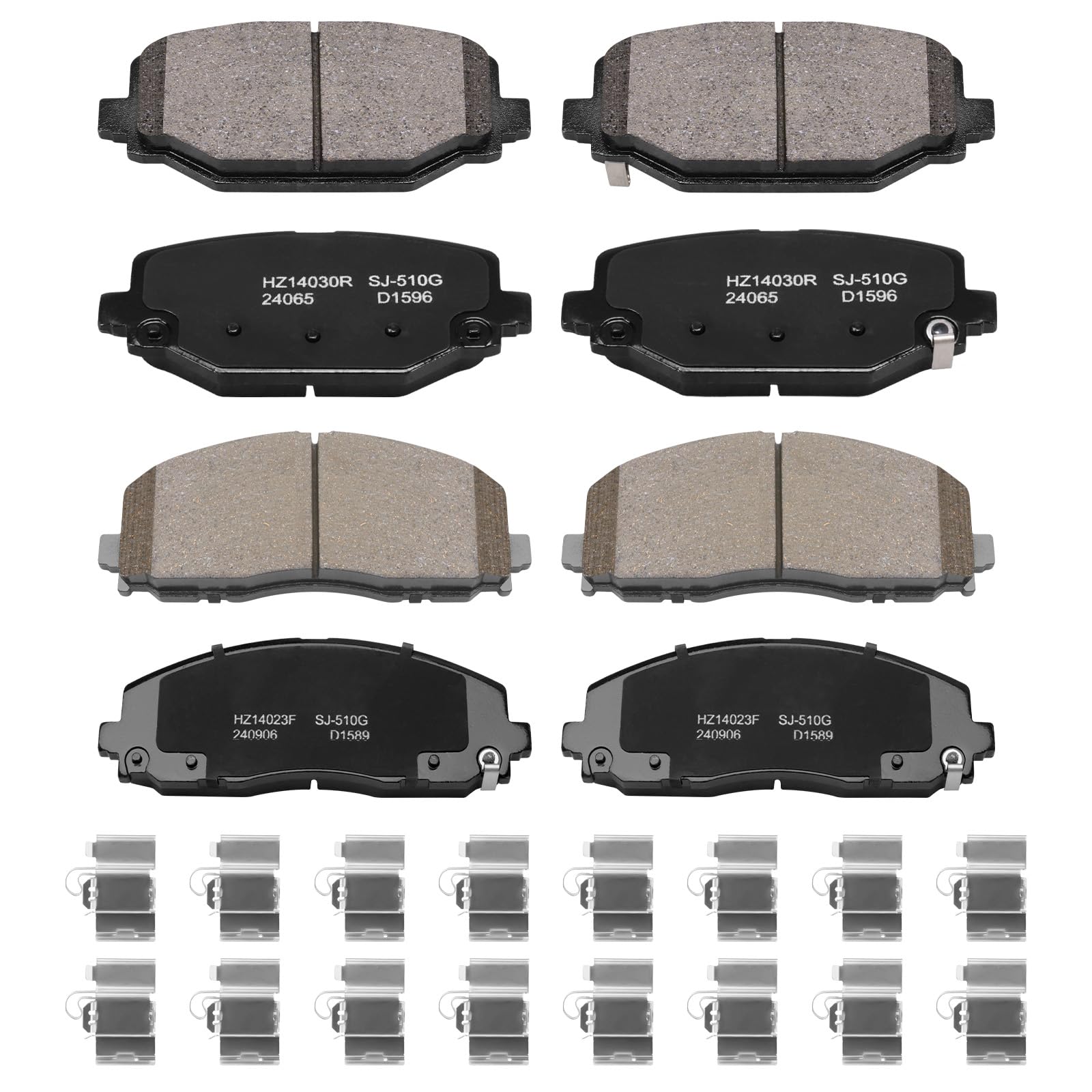 Brake Kit Complete Front & Rear Drilled & Slotted W/ Ceramic Pads Fits Chrysler 824442 - Foto 8