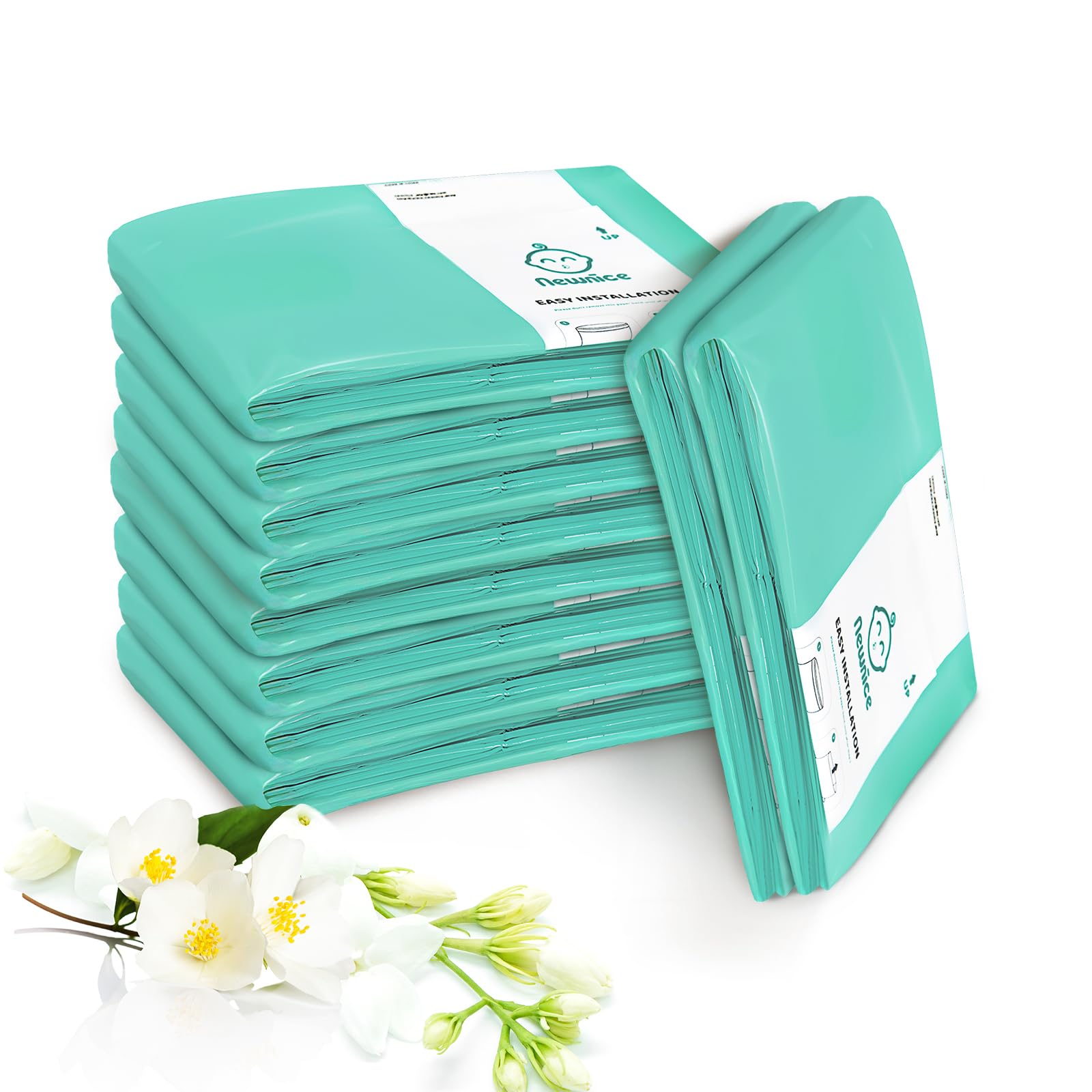 Photo 1 of [10 Pack] Dekor Classic Diaper Pail Refills, Extra-Thick Continuous Liner Bags Compatible with Dekor Classic Diaper Pails, Strong Diaper Pail Refills for Baby & Adult Diapers, Nursery Odor Control