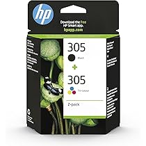 HP 305 Nero e Tricromia, 6ZD17AE, Confezione da 2 Cartucce Originali, Compatibili con Stampanti HP DeskJet serie 2700, 4100, HP Envy serie 6020, 6030, 6420, 6430