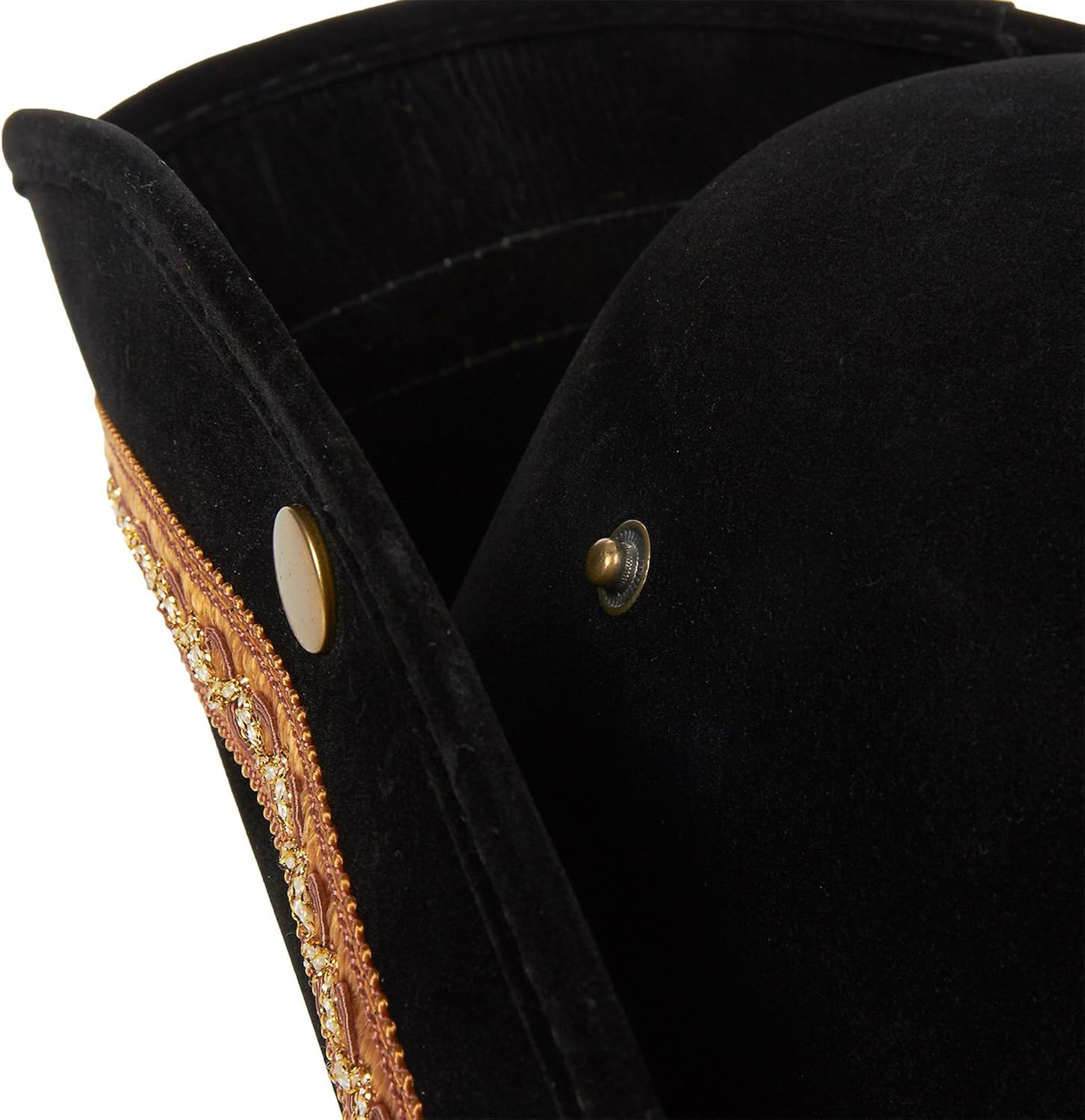 Juvale Tricorn Pirate Hat for Halloween, Colonial Revolutionary War Theme Birthday Party Costume, Adult Black: Clothing