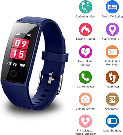 Pulsera Actividad Inteligente WeiSocket-Fitness Tracker SmartWatch ...