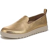 Vionic Womens Uptown Willa Gold Leather 7.5 Wide
