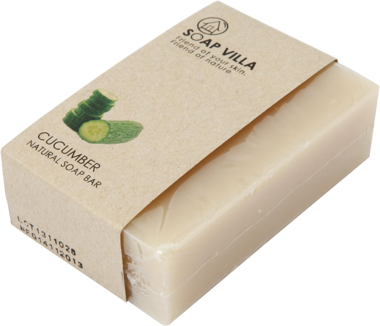 Soap Villa Natural Soap Bar Classic Series - Cucumber