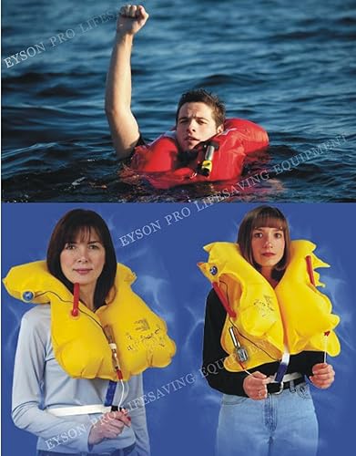 Top Safety Adult Life Jacket with Whistle Manual Version