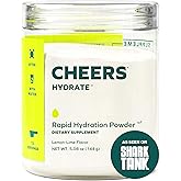 Cheers Hydrate | Oral Rehydration Solution | Electrolytes for Rapid Hydration | Lemon Lime Flavor | 12 Servings | Electrolyte Supplement with Sodium, Potassium, Glucose