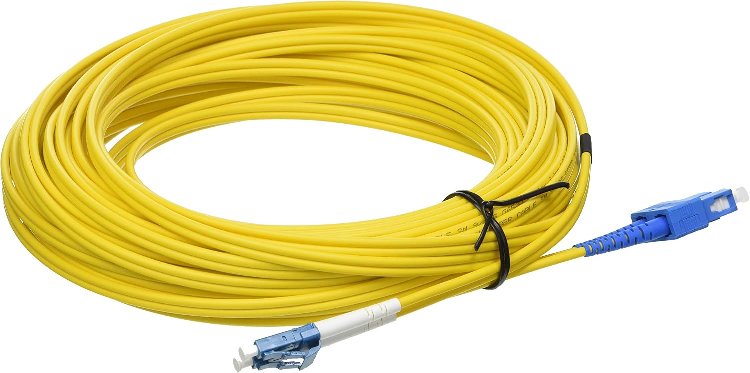Fiber Optic Cable LC to SC SINGLEMODE DUPLEX 9/125 MT. 15, gelb - Image 5