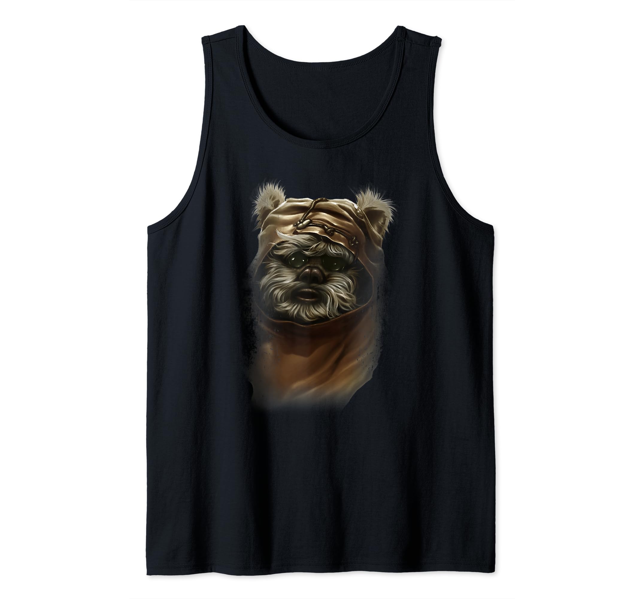 Star Wars Wicket Ewok Portrait Painting C1 Tank Top