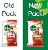 Dettol Big Wipes 150 Pack Kitchen Antibacterial Disinfectant Heavy Duty Grime view 2