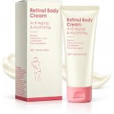 Retinol Body Cream with Hyaluronic Acid &amp; Ceramide | Firming Moisturizing Body Lotion for Dry Aging Skin, Improves Elasticity Smooths Fine Lines Deep Hydration