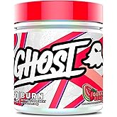 GHOST Burn Weight Management Powder, Guava Berry (60 Servings) - Metabolism & Energy Support Supplement for Men & Women - Natural Caffeine, L-Carnitine & L-Tyrosine - Gluten, Soy & Sugar-Free, Vegan