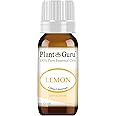 Lemon Essential Oil 10 ml 100% Pure Undiluted Therapeutic Grade Cold Pressed from Fresh Lemon Peel, Great for Aromatherapy Diffuser, Relaxation and Calming, Natural Cleaner.