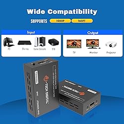 J-Tech Digital HDMI Extender 1080P 60Hz Over Single