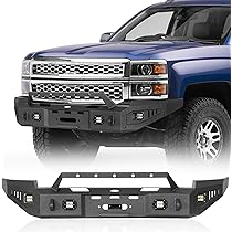 EGDE TRUCKER EX※XL Amazon.com: Hooke Road Silverado 1500 Front Bumper for 2014