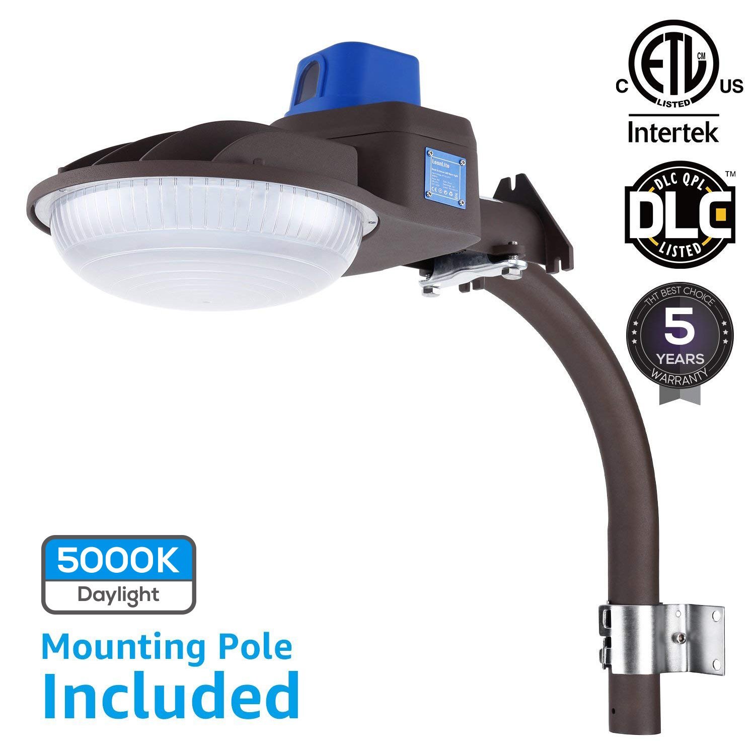 75W LED Barn Light, Daylight 5000K, 8000lm Amazon Brightest Security