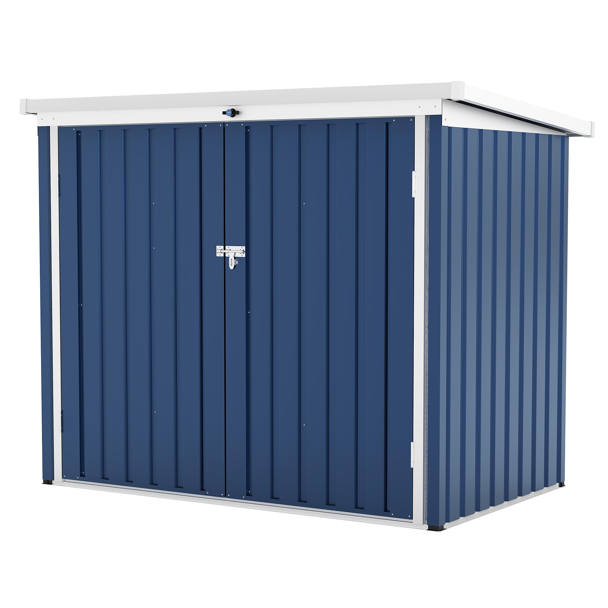 Photo 1 of *UNTESTED*
GarveeLife Outdoor Storage Shed,80 Cu.Ft Outdoor Trash Storage Box 5.8x3.3 FT with Lockable Door&Sloped Roof,Cabinet With Multi-Use Rust Prevention Galvanized Steel Enclosure for Yard, Garden, Patio