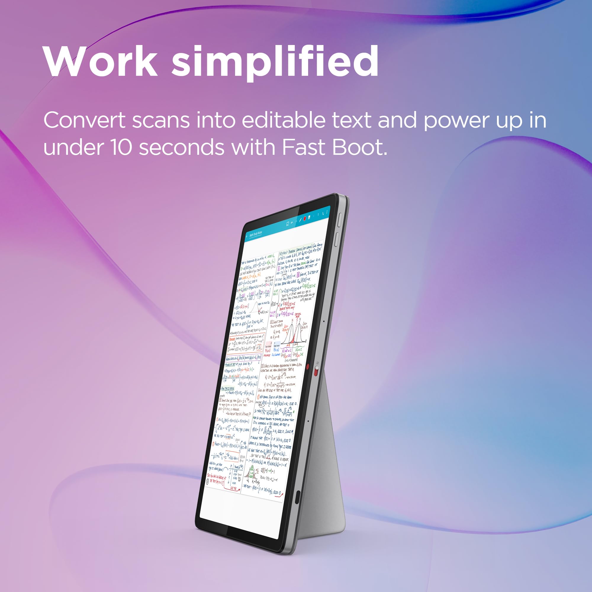 Lenovo Ideapad Chromebook Duet | 11 Inch Fhd+ 1200P Laptop | Mediatek Kompanio 838 | 4Gb Ram | 128Gb Emmc | Chrome Os | Luna Grey Usi Pen 2 | Folio Stand + Folio Keyboard - View 6