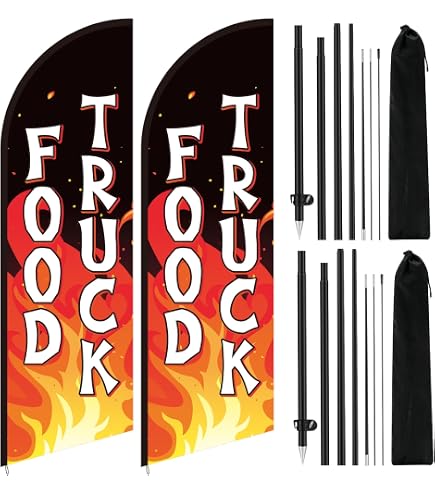 FARMACIA - Windless Swooper Flag 3x11.5 ft Feather Banner Sign rq
