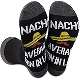 BDPWSS Son In Law Gifts From Mother In Law Nacho Average Son In Law Birthday Socks Groom To Be Gift (nacho son in law socks)