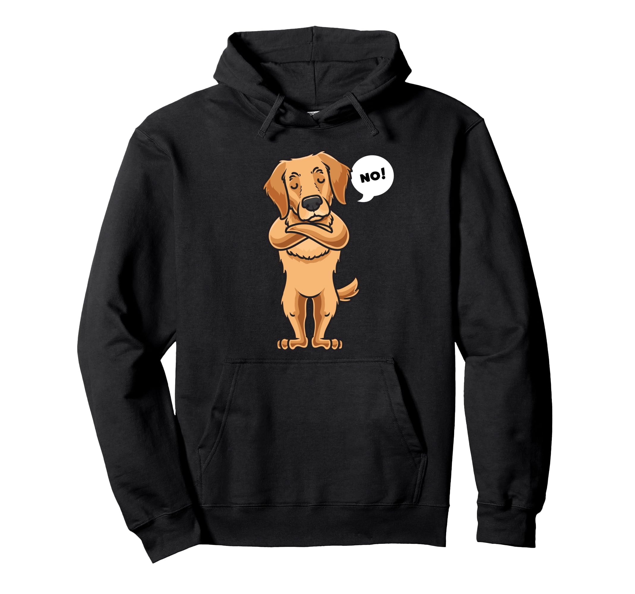 Golden Retriever Funny Stubborn Dog Pullover Hoodie