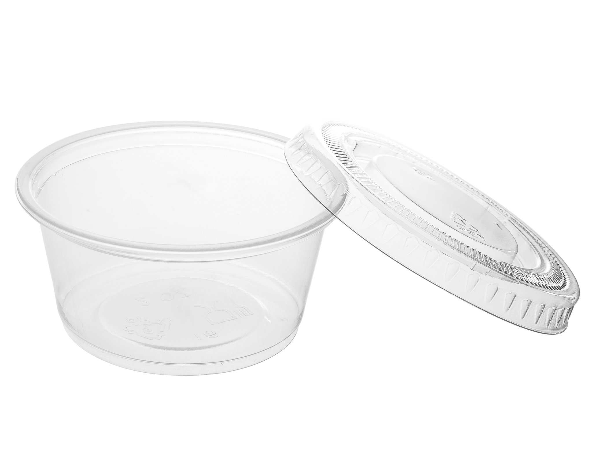 100 2oz Disposable Bpa Free Plastic Snack Portion Cups Containers W