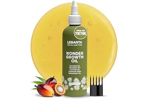 Lebanta Batana Oil For Hair Growth - 100% Pure, Raw & Natural Blend With Organic Castor, Pumpkin Seed, Coconut and Rosemary Oil - Thicker, Stronger Hair Gifts For Men & Women Scalp (1 Pack)