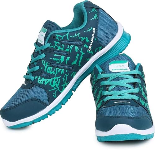 sports shoes green colour
