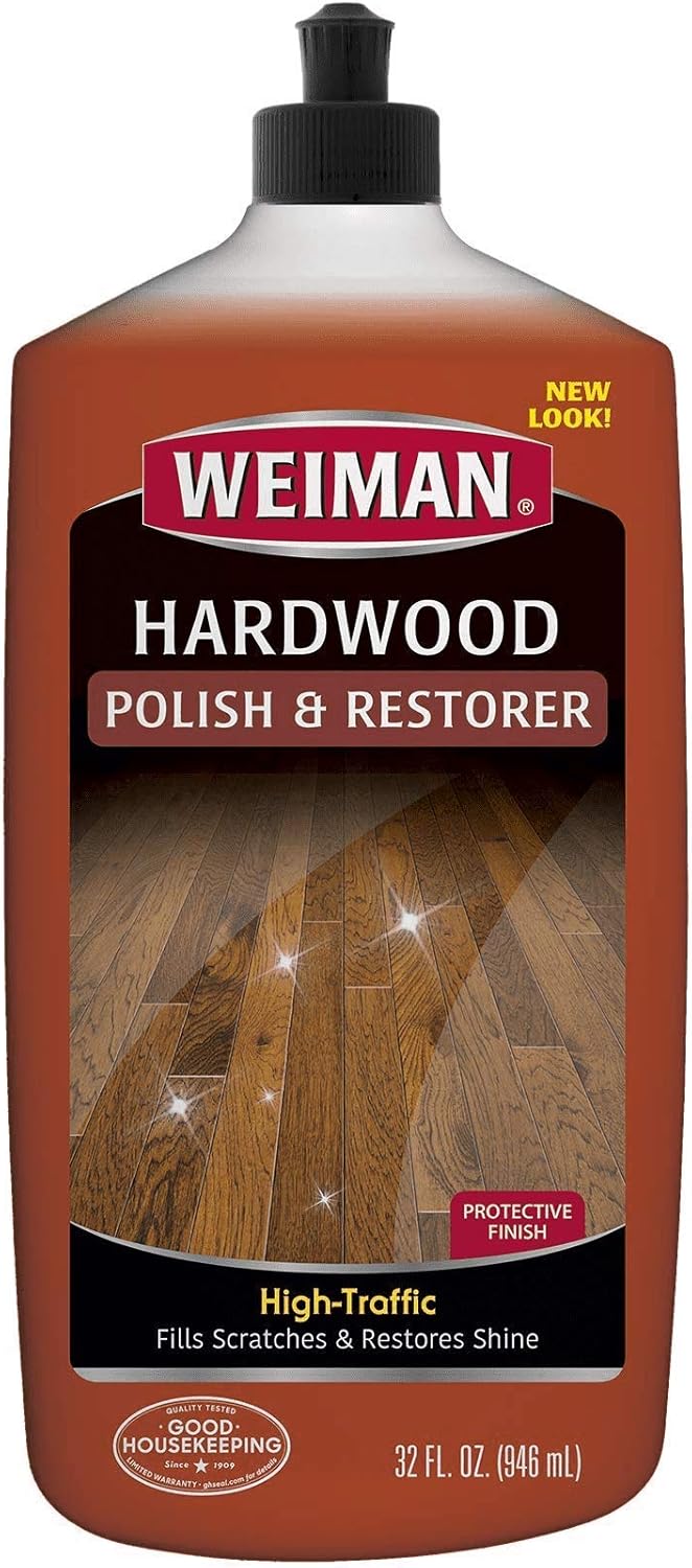 Weiman 123 Polishing Polishing & Restoring heavily stressed hardwood floors, natural shine, removes scratches