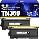 TN350 Toner Cartridge Black 2-Pack Replacement for Brother TN-350 TN350 Compatible with Brother HL-2070N HL-2040 MFC-7420 MFC-7820n intellifax 2820 2920 2850 DCP-7010 DCP-7020 MFC-7220 7225N Printer