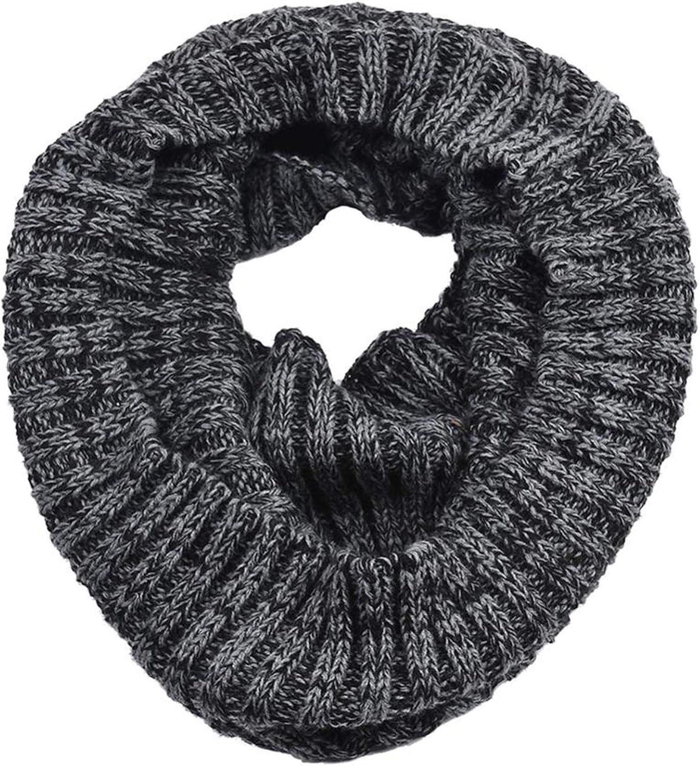 Mens Winter Knitted Infinity loop Scarf male cotton neck Scarves thick