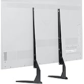 VIVO Universal Tabletop TV Stand for 22 to 65 inch LCD Flat Screens | VESA Mount with Hardware Included