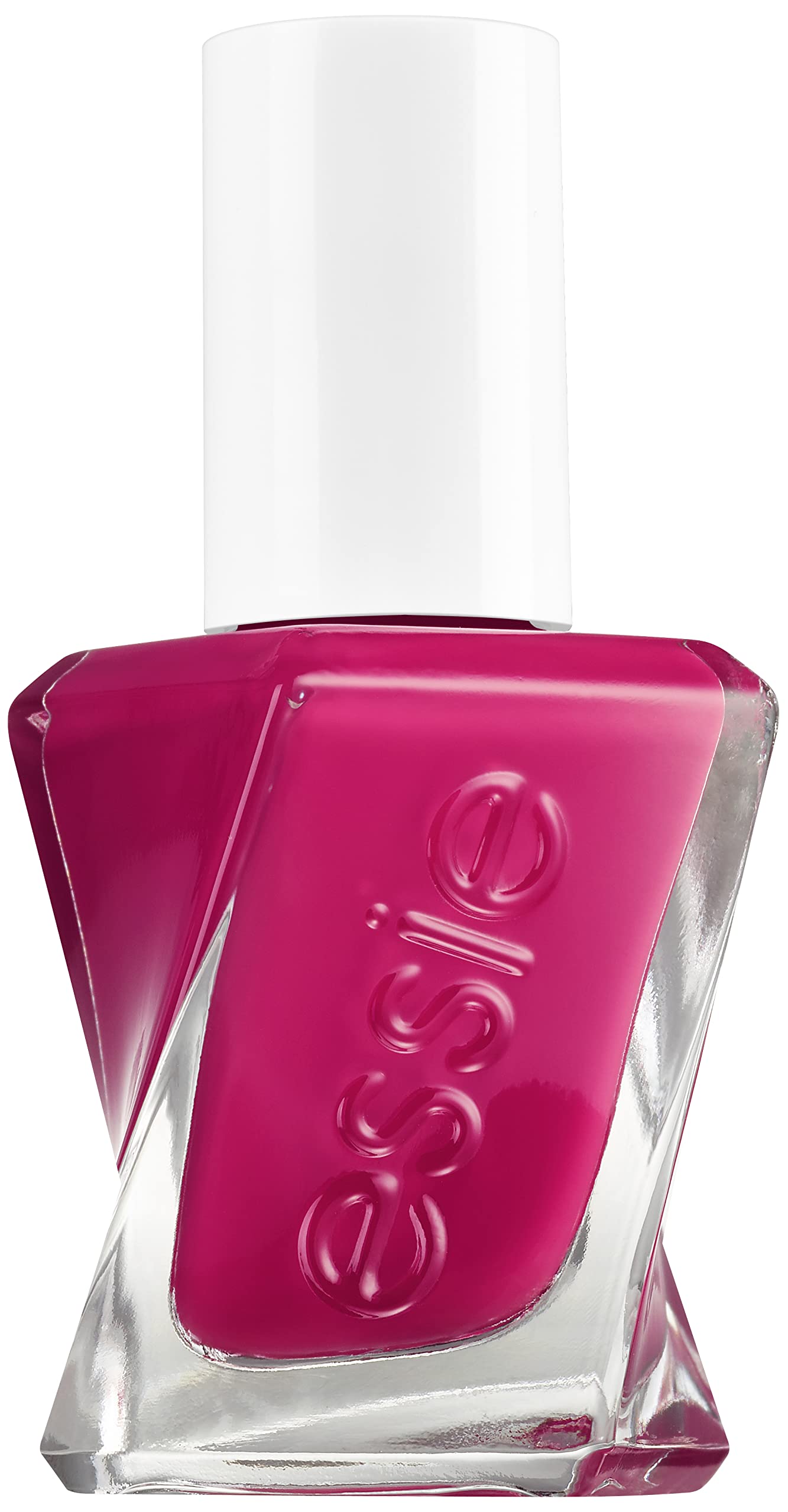 Maybelline Essie Gel Couture Longlasting High Shine No UV Lamp Required Nail Polish Dark Pink Colour, Shade 300 The It-factor 13.5ml