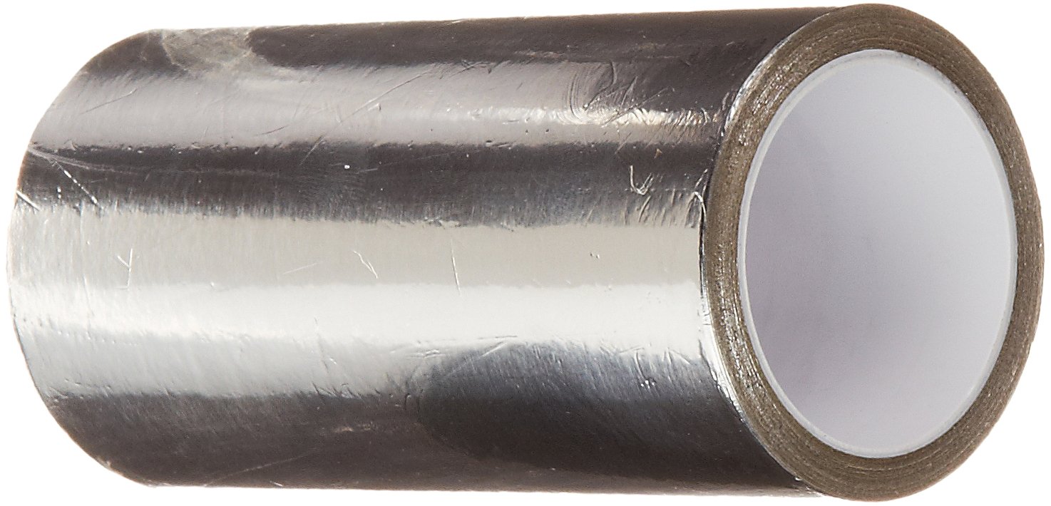 3M 3380 Silver Aluminum Foil Tape, 4" Width x 5yd Length (1 roll)