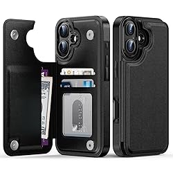Goodon for iPhone 16 Case Wallet - Flip Folio