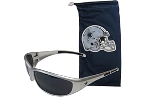 SISKIYOU SPORTS NFL Dallas Cowboys Adult Sunglass and Bag Set, Blue