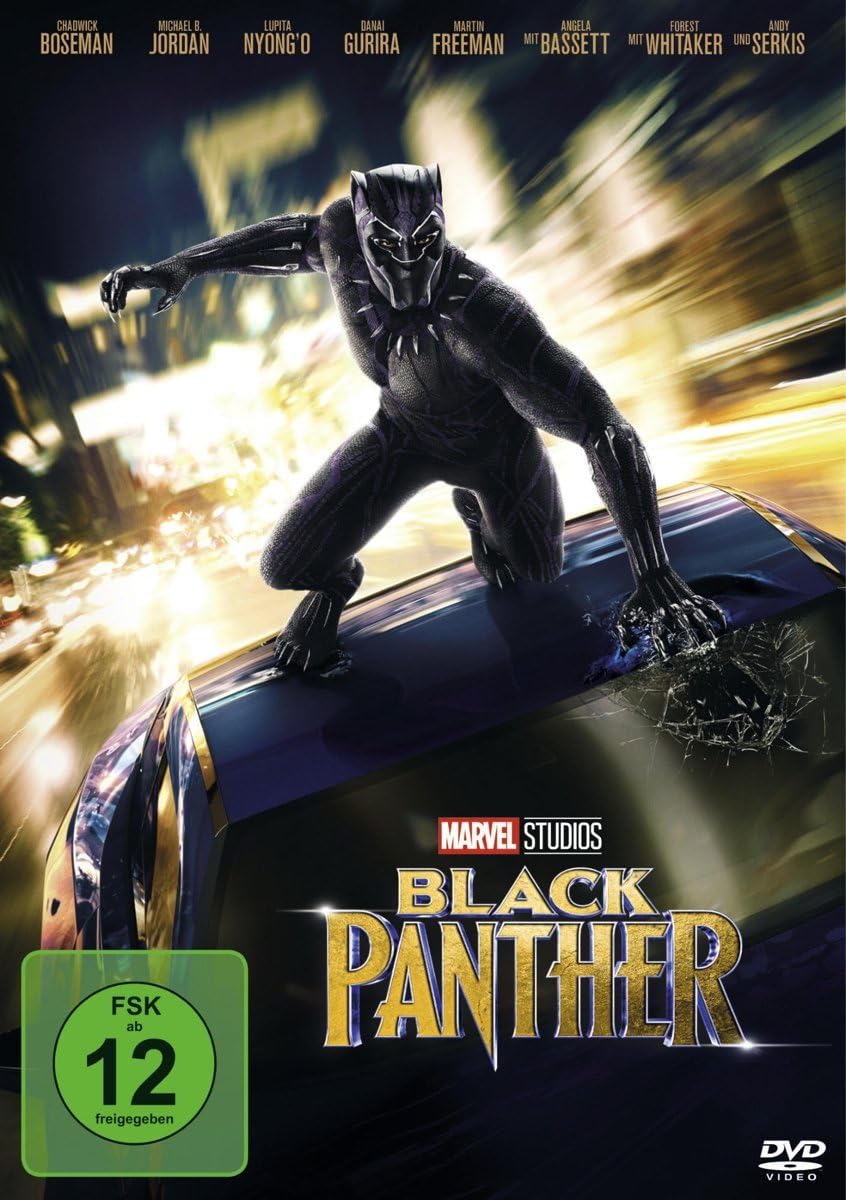Black Panther DVD [Import] Amazon.fr Boseman, Chadwick, Jordan, Michael B., Nyong'o, Lupita