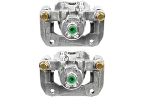 AUTO SHACK AutoShack BC29726PR Rear Brake Calipers Assembly Pair Set of 2 Driver and Passenger Side Replacement for 2003-2011 Honda Element 1999-2002 2003 2004 2005 2006 2007 2008 Acura TL 2.4L 3.2L V6 4WD FWD