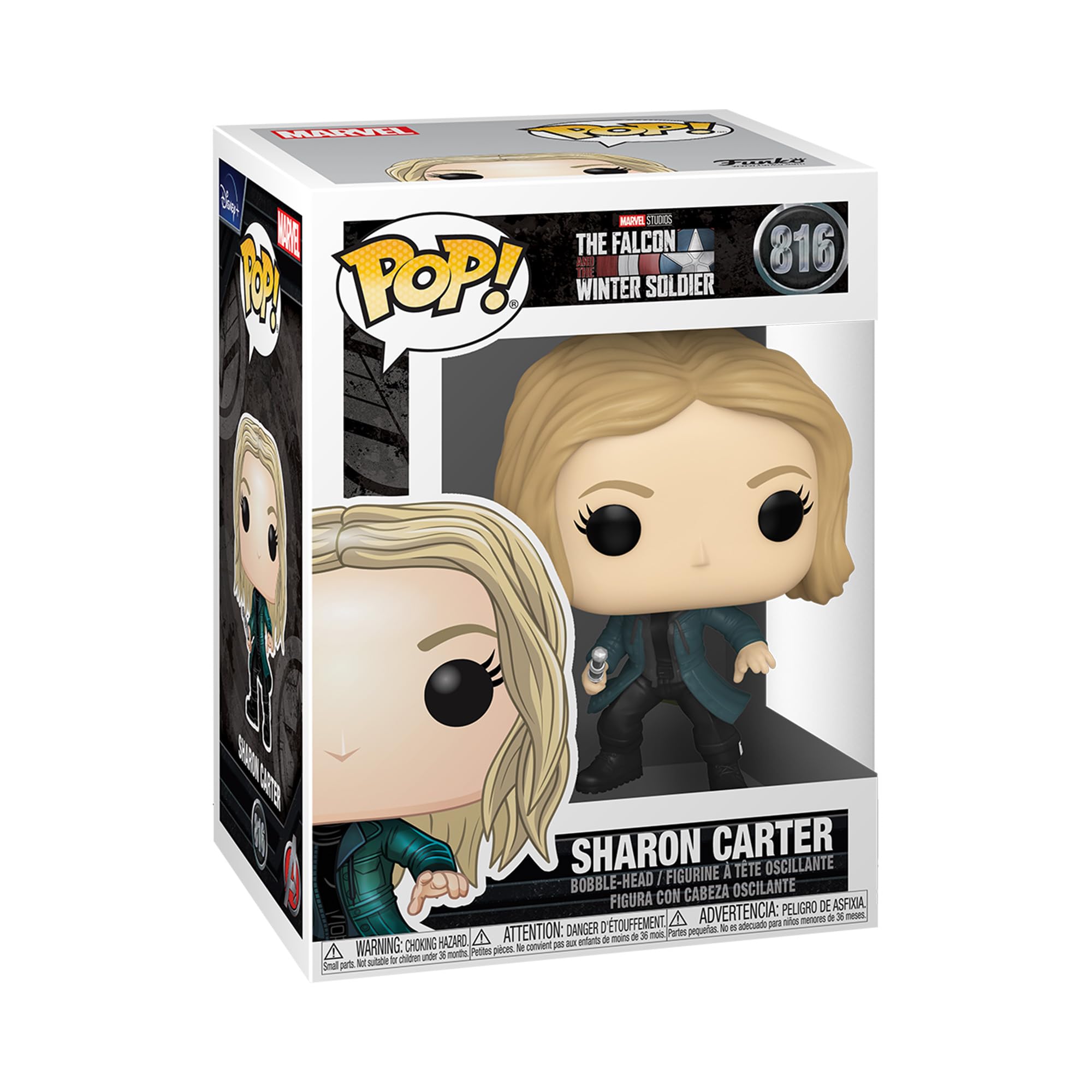 Funko POP! Marvel: the Falcon & Winter Soldier - Sharon Carter - the Falcon and the Winter Soldier - Collectable Vinyl Figure - Gift Idea - Official Merchandise - Toys for Kids & Adults - TV Fans