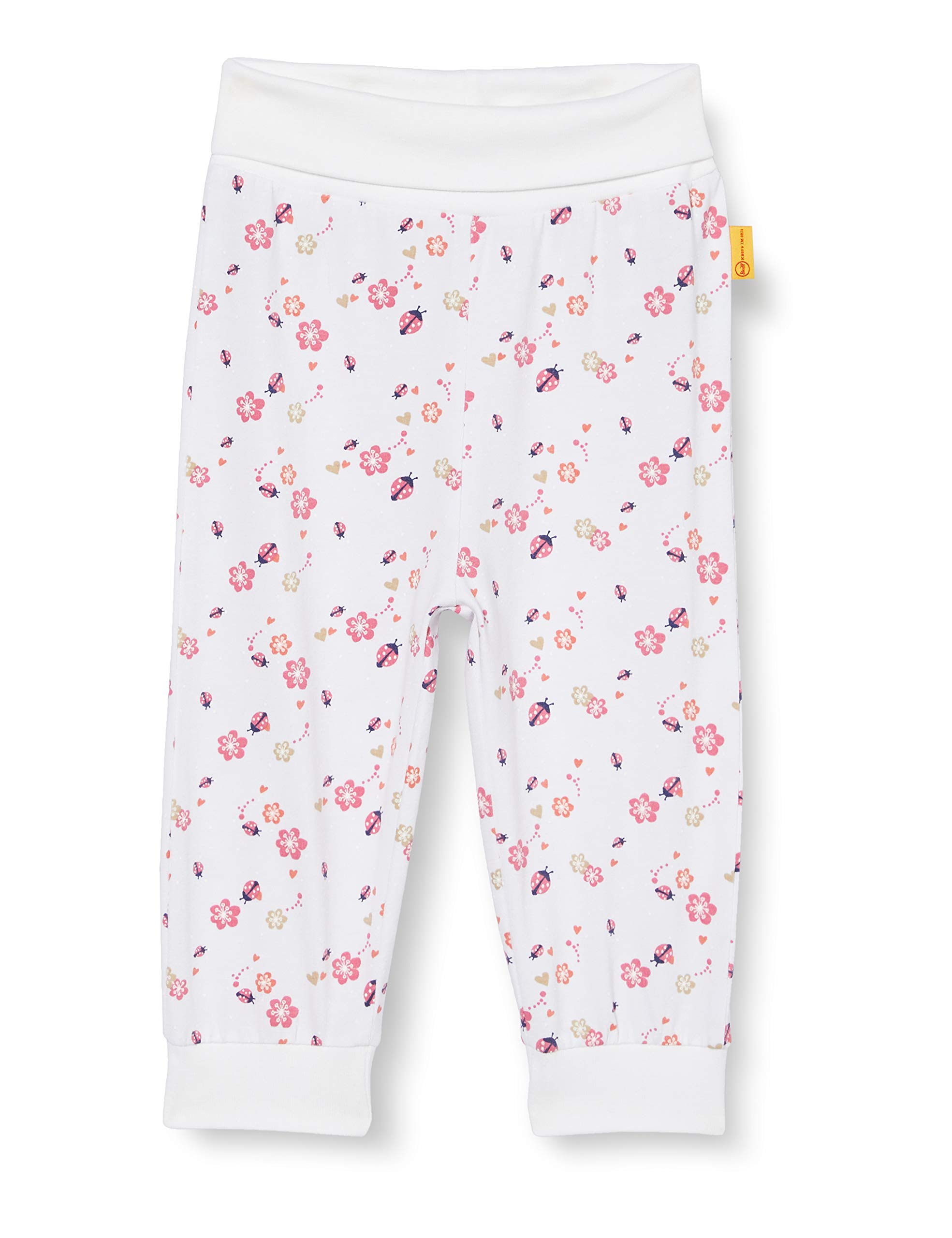 Steiff Baby_Girl's Jogginghose Track Bottoms, Bright White, 74