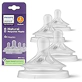 Philips Avent Natural Response Nipples, Medium Flow (Flow 3), 4-Pack, SCY963/44