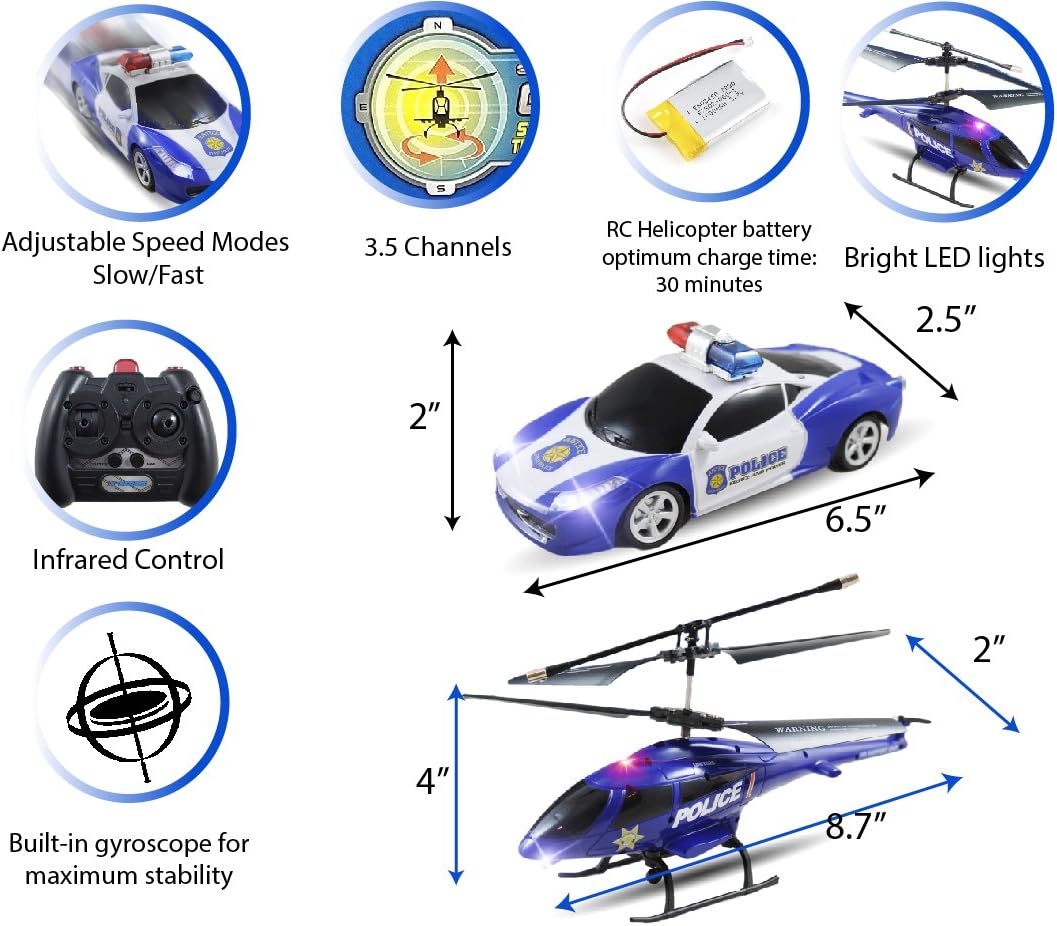 rc car and helicopter