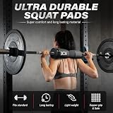 KK Barbell Squat Pad Extra Thick NBR Foam Non-Slip Hip Thrust Pad Black view 3