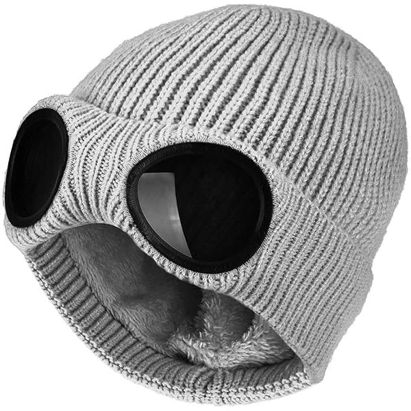 HeiDmai Unisex Fleece Lined Winter Beanie - Knit Skull Cap For Outdoor Sports, Dark Khaki - View #4
