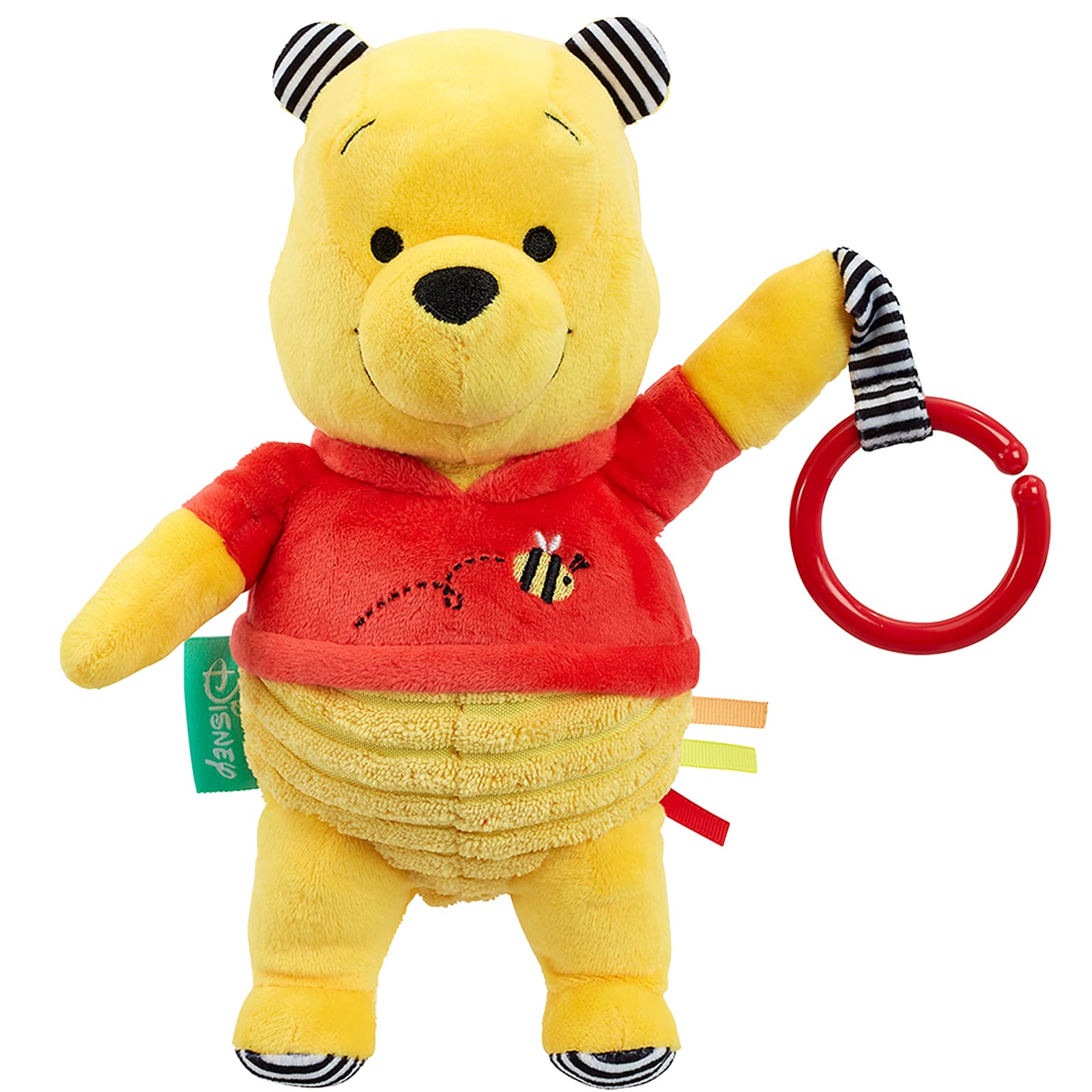 Rainbow Designs Disney Winnie the Pooh A New Adventure Activity Toy - Soft Cuddly Teddy - 25cm Tall