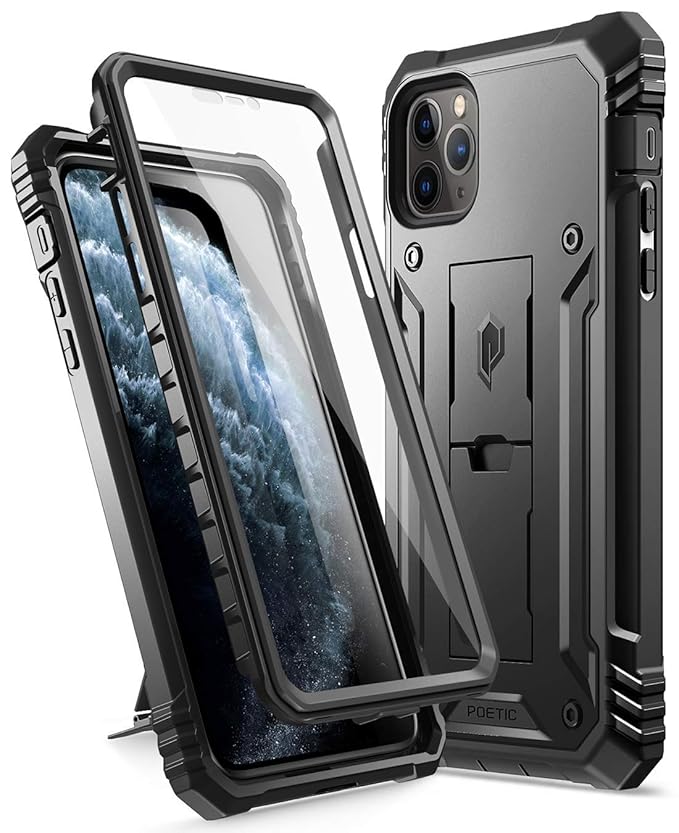 iPhone 11 Pro Max Rugged Case with Kickstand, Poetic Amazon.in