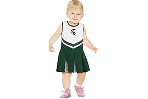 Little King NCAA Infant/Toddler Girls One Piece Team Cheer Jumper Dress Sizes 6M 12M 18M 2T 3T 4T